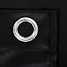 Deconovo Black Thermal Insulated Blackout Panel Curtains 52 by 84 Inch,1 Panel