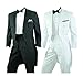 Tailcoat Tuxedo in Black or White, Includes Tailcoat & Tuxedo Pants