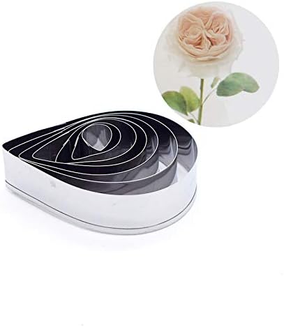 Pottery Tools - Clay Rose Petal Stainless Steel Cutter Mold Knife Drop Shape Pottery Tools