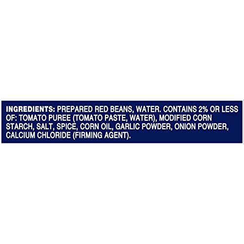BUSH’S CANNED MILD RED CHILI BEANS (PACK OF 1), PLANT-BASED PROTEIN, EXCELLENT SOURCE OF FIBER, LOW FAT, GLUTEN FREE, IN MILD CHILI SAUCE, 16 OZ