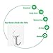 Anwenk Wall Hooks Adhesive Wall Hanging Hooks Stick On Hooks Ceiling Hanger Damage Free Hanging, Reusable Waterproof OilProof for Home, Bathroom, Kitchen, Refrigerator Door, Keys