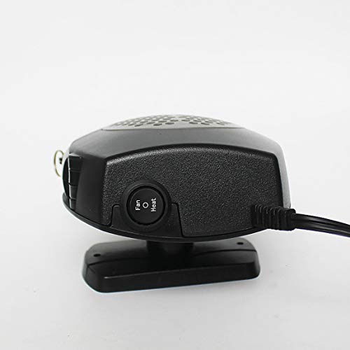 SeniorMar Car Portable Vehicle-Mounted Fan Heater for Car Vehicle Accessories Parts Fashion Practical Gifts Handheld - Gray