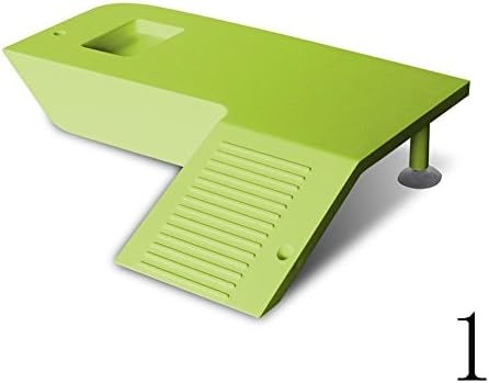 Hestio Turtle Pier and Basking Platform with Feeding Trough for Turtles, Frogs, Newts (Green)