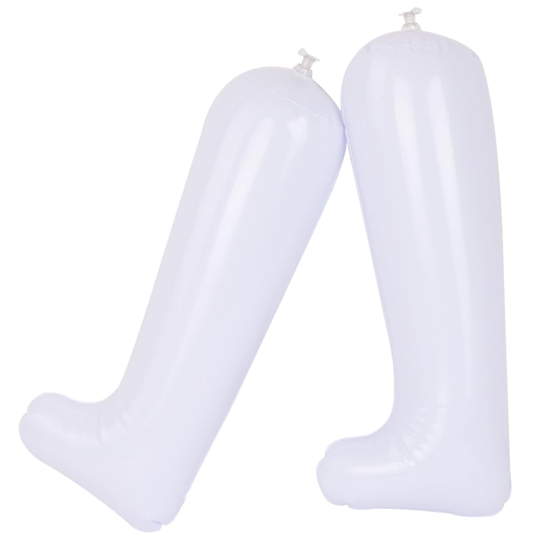 kilofly Shoes Inflatable Boot Shapers [Set of 3 Pairs] - Universal, White