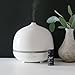 Saje Aroma Om Deluxe Essential Oil Diffuser, Ultrasonic Aromatherapy Diffuser, Ceramic (11-22 Hr Run Time) (White)