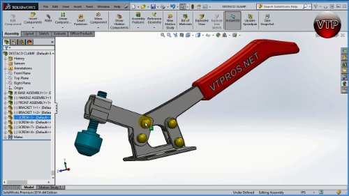 Solidworks 2014-2015 Advanced Modeling & Assemblies Video Tutorial in HD