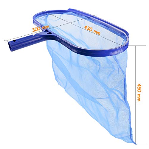 Homga Swimming Pool Skimmer, Professional Pool Leaf Skimmer, Leaf Net for Cleaning Swimming Pool Leaves & Debris(Nearly 20 inch)