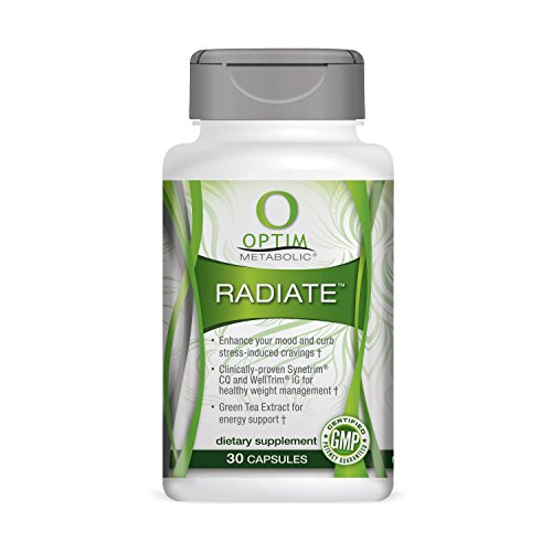 Clinically Proven Ingredients for Advanced Appetite Suppressant and Weight Management. Optim Metabolic Radiate for Increased Energy and to Curb Stress Induced Cravings (30 caps)