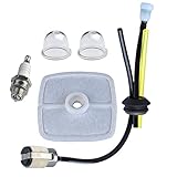 Hipa 90104 Repower Tune Up Kit with Air Filter Spark Plug Primer Bulb for Echo EDR260 GT230 GT231 PAS230 PE230 PE231 PPT230 SEM230 SRM231 Trimmer