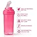 BOTTLED JOY Protein Shaker Bottle, Sports Water Bottle, Shaker Cups for Gym Drinking Bottle Mixer Shake Water Bottles 28oz 800ml (Hot Pink)