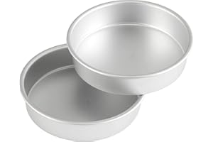Wilton Aluminum 8-Inch Round Cake Pan Set, 2-Piece
