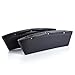Sebikam 2 PCS Car Pocket Organizer & Car Seat Gap Filler - Car Seat PU Leather Console Gap Filler & Side Pocket - Auto Console Storage for Phones, Keys – Durable Console Side Pocket (Black)