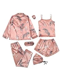 Juego de pijama con camisa y máscara para los ojos, 7 unidades