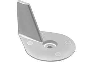 HZSIFU Boat Motor Trim Tab Anode Fit for Mercury Mariner Force 25HP 30HP 35HP 40HP 45HP 50HP 2/4 Stroke R.P 3.5" Outboard Engine Replace 822157T2 822157C2