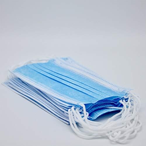 Valdent Disposable First Aid Ear Loop Face Masks, Personal Protection from Germs, Latex-Free, 50 Count