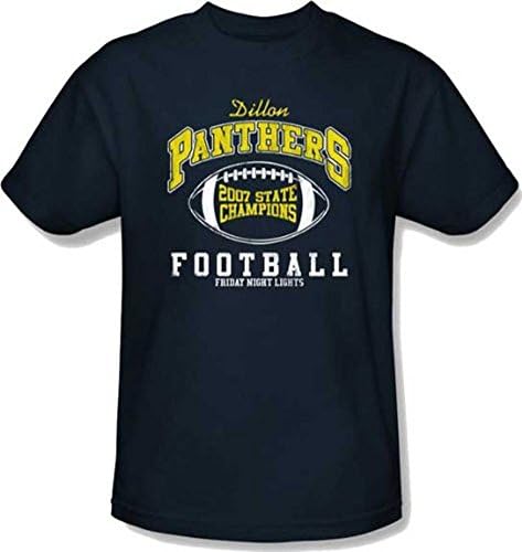 Friday Night Lights Dillon Panthers 2007 State Champions Adult Navy T-Shirt
