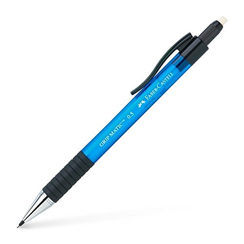 Faber-Castell Grip-Matic 1375 0.5mm Mechanical Pencil - Blue (Box of 10)