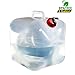 BPA Free Collapsible Water Container, 5.3-Gallon Portable WaterStorage Container for Hiking Camping Picnic Travel BBQ