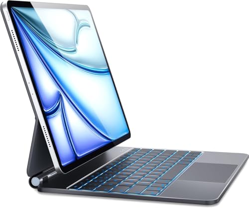 Earto Magic Style Tastatur Hülle für iPad Air 13 Zoll(M3/M2)/Pro 12.9