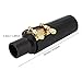 Alomejor Sax Saxophone Mouthpiece Plastic with Cap Metal Buckle Reed Mouthpiece Patches Pads Cushions for Sax Replacethumb 1