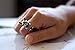 SUNSCSC Antique Silver Plated Vintage Handmade Bulldog Cat Animal Rings for Women