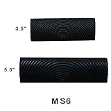 2Pcs M-shape Wood Grain Design Decorating Tool Graining Rubber Painting