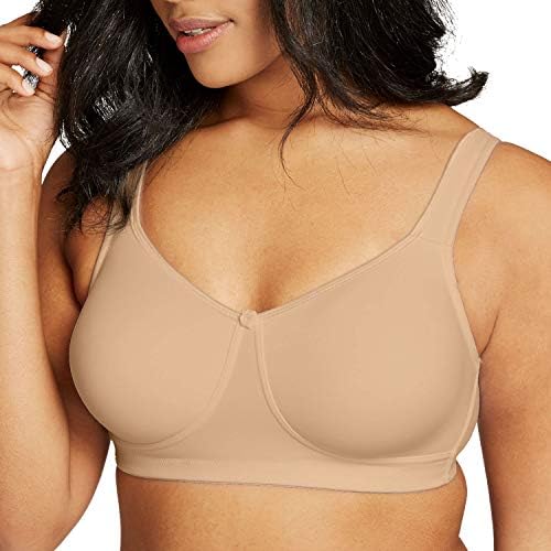 Women's Plus Size Wireless Microfiber T-Shirt Bra