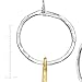 Silpada 'Intermix' Open Circle Movable Drop Earrings in Sterling Silver & Brass