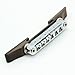 Estone Adjustable Chrome Metal Rosewood Bridge Roller Saddles For Les Paul Jazz Guitar
