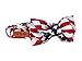 Lionet Paws Patriotic Dog Collar with Bowtie, 4th of July, Soft and Comfortable, Adjustable Collar for Small Dogs, Neck 10-16 inches