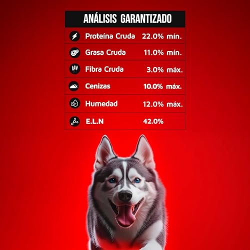 HI MULTI PRO Alimento Premium para Perro Adulto 25kg. con probióticos y Proteínas de Alto Valor biológico