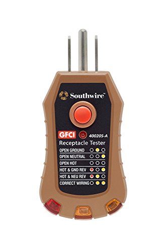Southwire Tools & Equipment 40020S-A GFCI Receptacle Tester