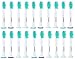 Generic Proresults Replacement Heads for Philips Sonicare Toothbrushes, 20 Pack [4, 8, 12, 20 Packs Available] fit Essence+, Plaque Control, Gum Health, DiamondClean, FlexCare, HealthyWhite