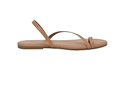 CUSHIONAIRE Women's Catalina toe ring Sandal with