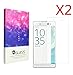 Sony Xperia XA Ultra Screen Protector, Lamshaw 9H Tempered Glass 0.3mm Screen Protector for Sony Xperia XA Ultra (2 pack-Sony Xperia XA Ultra glass)