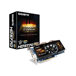 Gigabyte HD 5770-1 GB DDR5 128B PCIE2.1 2DVI HDCP HDMI DP Video Card GV-R577SO-1GD - Retail Click Here