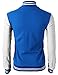 H2H Mens Slim Fit Varsity Baseball Bomber Cotton Lightweight Premium Jacket  Cmoja083-blue Medium