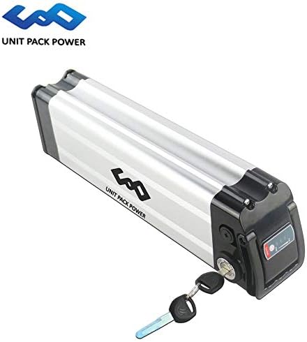 24V 10AH E-Bike Lithium Battery Sliver Fish Battery Pack reechargeable with Bottom Discharge and Charger for 24V 100W-300W Motor
