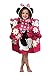 Disney Minnie Mouse Flowers Official 'Pocket Frenz' Cotton Bath/Beach Hooded Towel (A Friend In Every Pocket)