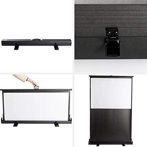 Display4top 60" Portable Projector Screen,43 Portable Foldable For