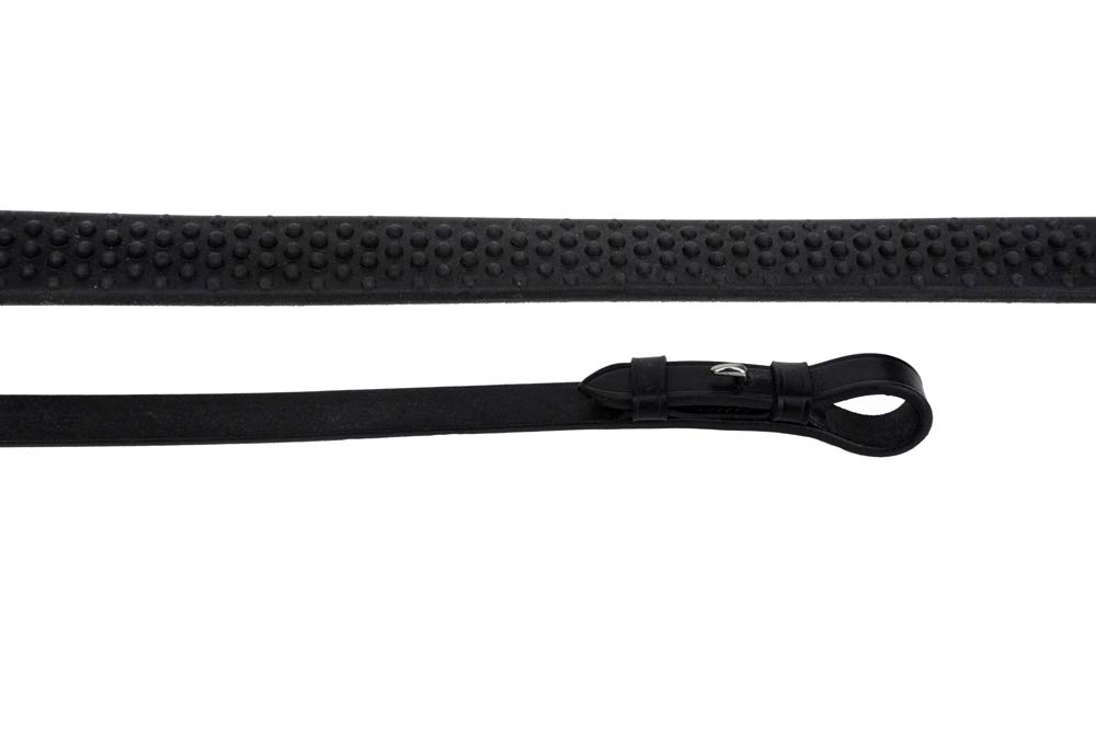 Rhinegold Unisex's R197-HAV Flexible Grip Rubber Reins-Havana, One Size