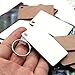 JETEHO 20 Pcs Sublimation Heat Transfer Keychain Blanks Wooden Hard Board MDF Keycains
