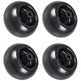 Stend Brand 4 Lawn Mower Deck Wheels Cub Cadet MTD White Troy Bilt Ariens Gravely Husqvarna Jonsered Toro Compatible with John Deere 753-04856A M84690