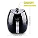 Air Fryer Electric 3.8QT XL Low Fat Fryer,Oil Free Air Fryer,Dishwasher Safe Auto Shut off & Timer Fry drawer 7-in-1 XL with 5-piece Accessory 1500W Watt Electric Deep Fryers Multi-function with Rapi