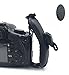 CEARI Camera Leather Hand Grip Wrist Strap Holder for Nikon D4 D4s D70s D90 D3200 D3300 D5200 D5300 D5500 D7100 D7200 Digital Camera - Black