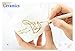 Metallic Marker Pen, Set of 10 Assorted Colour Brush Tip Markers, for Gift Card Making, DIY Photo Album