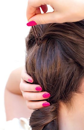 Frenchies Ultra Flocked Extra Soft French Twist Hair Pins: The French Hair Pins for Buns, Updo Hairstyles, Hair Extensions + Wigs - 20 Count Brown