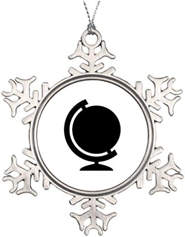Darlingz Xmas Trees Decorated Air 'Globe' Pictogram Photo Christmas Snowflake Ornaments