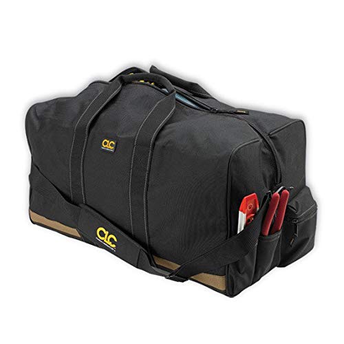 CLC Custom Leathercraft 1111 24 in. All Purpose Construction Gear Bag with 7 Outside Pockets
