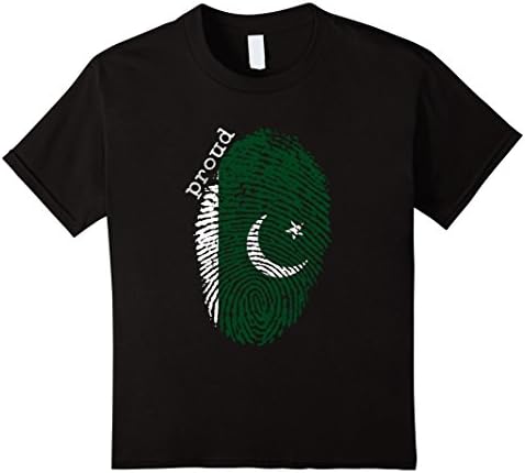 Kids Pakistani flag t-shirt - Pakistan National Flag 6 Black